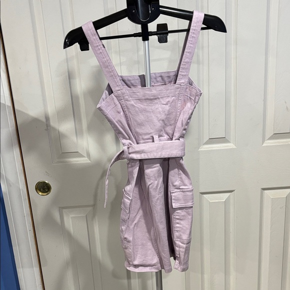 Divided Lavender Mini Jumper with Belt - Picture 2 of 9